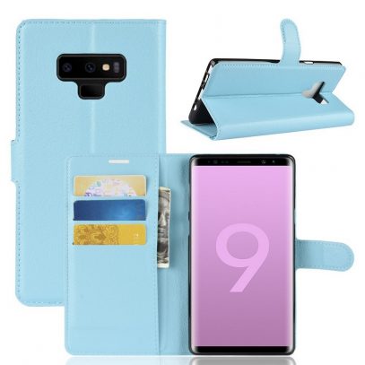 Samsung Galaxy Note 9 Lompakkokotelo Sininen
