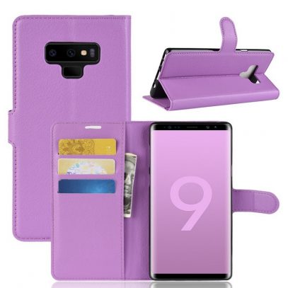 Samsung Galaxy Note 9 Lompakkokotelo Violetti