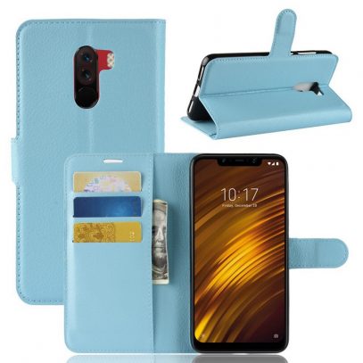 Xiaomi Pocophone F1 Lompakkokotelo Sininen