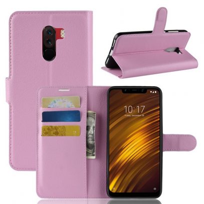 Xiaomi Pocophone F1 Lompakkokotelo Vaaleanpunainen