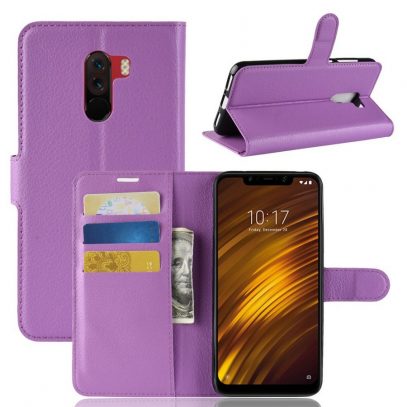 Xiaomi Pocophone F1 Lompakkokotelo Violetti