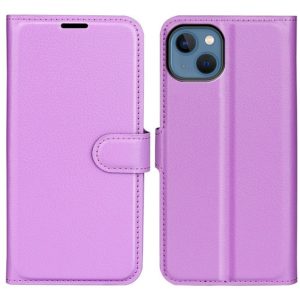 Apple iPhone 14 Plus Kotelo PU-Nahka Violetti