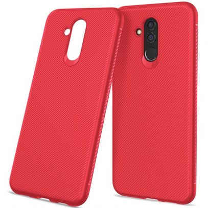Huawei Mate 20 Lite Suojakuori Silikoni Punainen