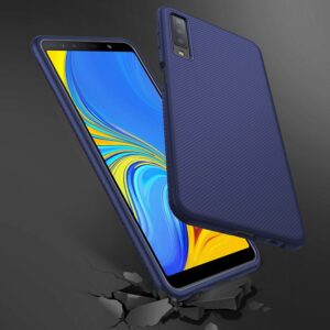 Samsung Galaxy A7 (2018) Kuori Silikoni Sininen
