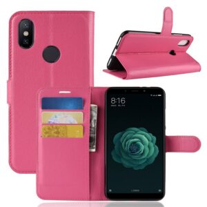 Xiaomi Mi A2 Suojakotelo Pinkki Lompakko