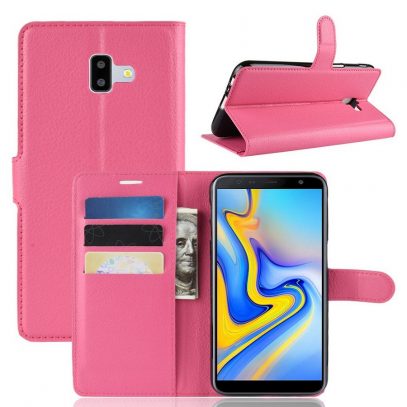 Samsung Galaxy J6+ (2018) Lompakkokotelo Pinkki