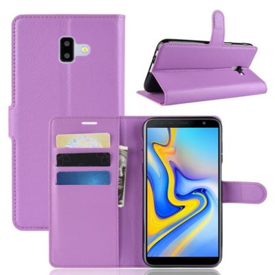 Samsung Galaxy J6+ (2018) Lompakkokotelo Violetti