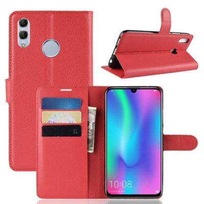Huawei P Smart (2019) Kotelo PU-Nahka Punainen
