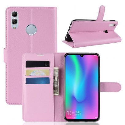 Huawei P Smart (2019) Kotelo PU-Nahka Vaaleanpunainen