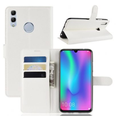 Huawei P Smart (2019) Kotelo PU-Nahka Valkoinen