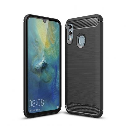 Huawei P Smart (2019) Suojakuori Hiilikuitu Musta