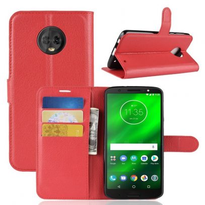 Motorola Moto G6 Plus Suojakotelo Punainen