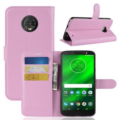 Motorola Moto G6 Plus Suojakotelo Vaaleanpunainen