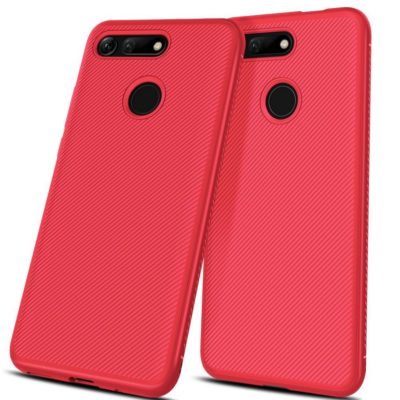 Huawei Honor View 20 Suojakuori Silikoni Punainen