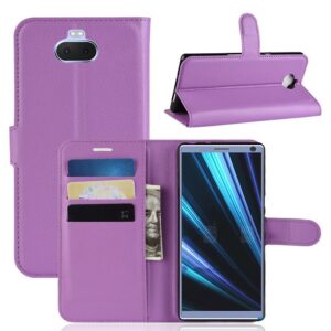 Sony Xperia 10 Plus Kotelo Violetti Lompakko