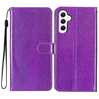 Samsung Galaxy A36 5G Kotelo Glitter Violetti