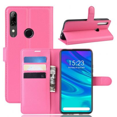 Huawei P Smart Z Kotelo PU-Nahka Pinkki