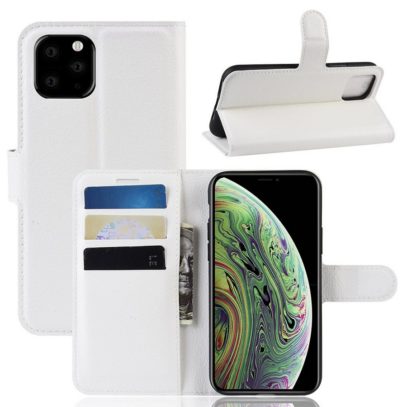 Apple iPhone 11 Pro Lompakko Suojakotelo Valkoinen