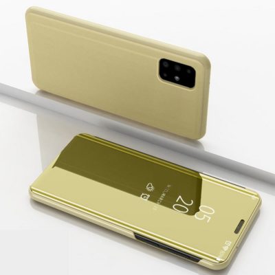 Samsung Galaxy A51 Kotelo Peilipinta Kulta