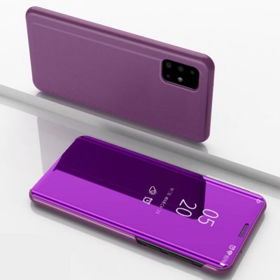 Samsung Galaxy A51 Kotelo Peilipinta Violetti