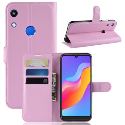 Huawei Y6s Suojakotelo Vaaleanpunainen Lompakko