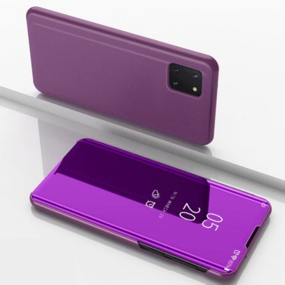 Samsung Galaxy Note 10 Lite Kotelo Peilipinta Violetti