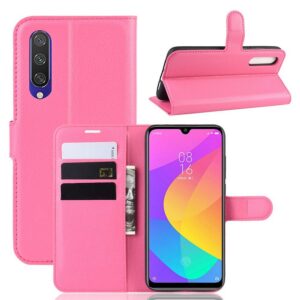 Xiaomi Mi A3 Kotelo Pinkki Lompakko