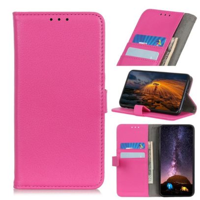 Huawei P40 Lite E Kotelo Pinkki Lompakko