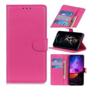 Samsung Galaxy A41 Kotelo Pinkki Lompakko
