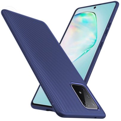 Samsung Galaxy S10 Lite Suojakuori Silikoni Sininen