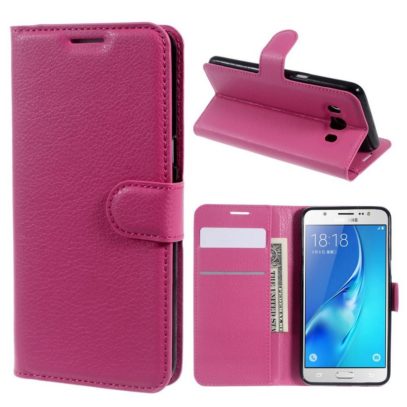 Samsung Galaxy J5 (2016) Kotelo Pinkki Lompakko