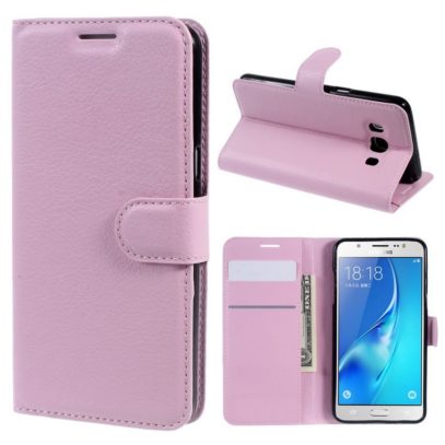 Samsung Galaxy J5 (2016) Kotelo Vaaleanpunainen Lompakko