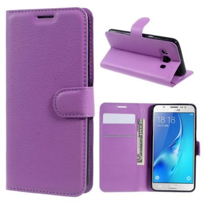 Samsung Galaxy J5 (2016) Kotelo Violetti Lompakko