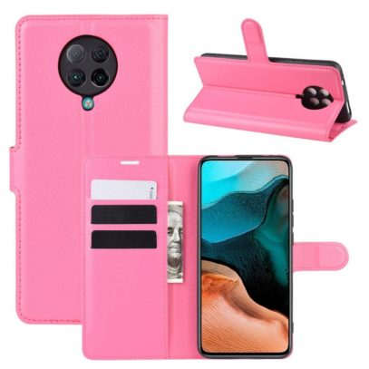 Xiaomi Poco F2 Pro Kotelo Pinkki Lompakko