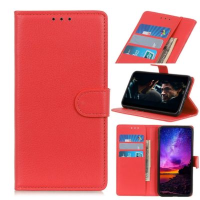 Xiaomi Redmi 9 Lompakko Suojakotelo Punainen