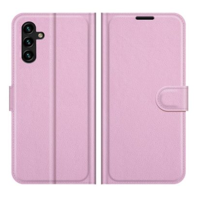 Samsung Galaxy A04s Kotelo PU-Nahka Vaaleanpunainen