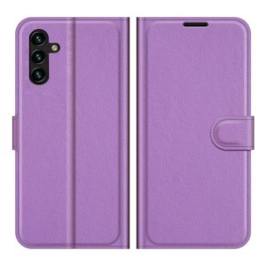Samsung Galaxy A04s Kotelo PU-Nahka Violetti
