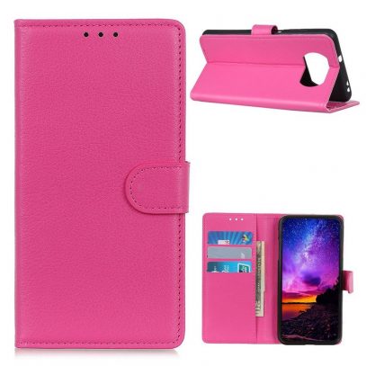 Xiaomi Poco X3 NFC Kotelo Pinkki Lompakko