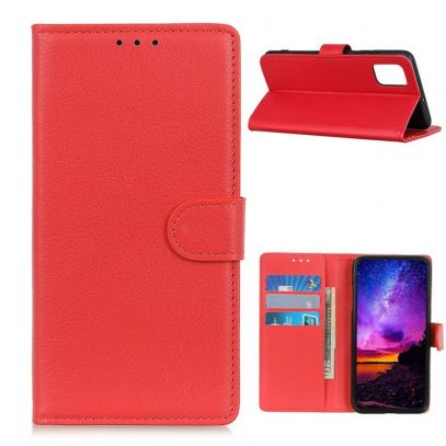 OnePlus 8T Suojakotelo Punainen Lompakko