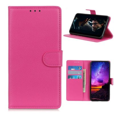 Samsung Galaxy A42 5G Kotelo Pinkki Lompakko