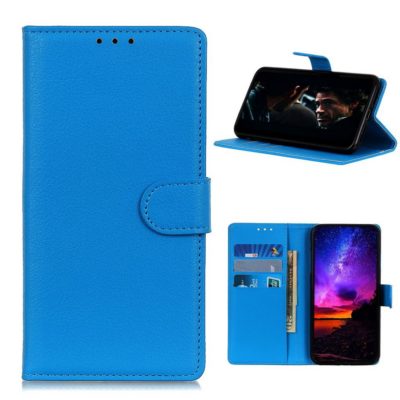 Samsung Galaxy A42 5G Kotelo Sininen Lompakko