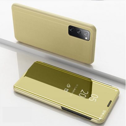 Samsung Galaxy S20 FE Kotelo Peilipinta Kulta