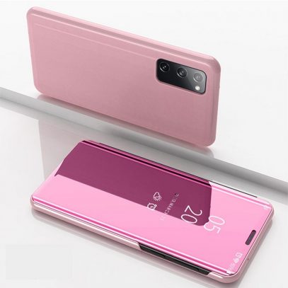 Samsung Galaxy S20 FE Kotelo Peilipinta Ruusukulta