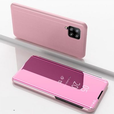 Samsung Galaxy A42 5G Kotelo Peilipinta Ruusukulta