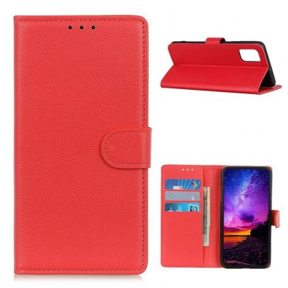 Samsung Galaxy A02s Kotelo Punainen Lompakko