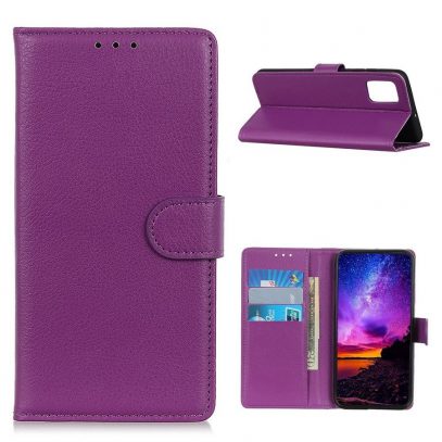 Samsung Galaxy A02s Kotelo Violetti Lompakko