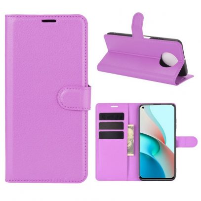 Xiaomi Redmi Note 9T 5G Kotelo PU-Nahka Violetti