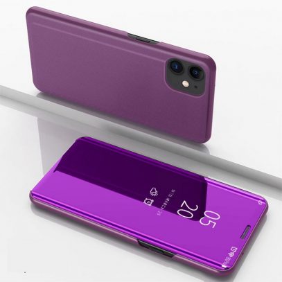 Apple iPhone 12 / 12 Pro Kotelo Peilipinta Violetti