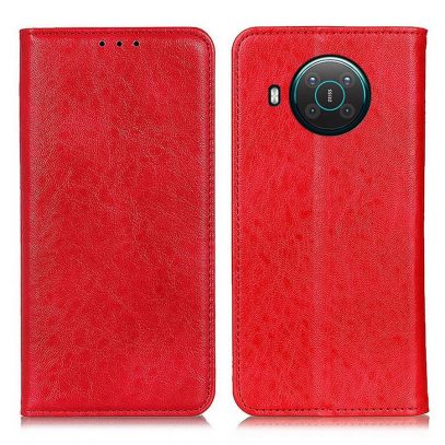 Nokia X20 5G Kannellinen Suojakotelo Punainen