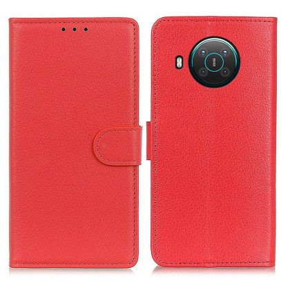 Nokia X20 5G Suojakotelo Punainen Lompakko
